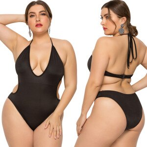 Plus Size Sexy Women One Piece Swimsuit Swimwear Female Brazilian Bathing Suits Bodysuit Backless Monokini Beachwear Sets