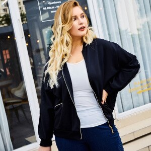 Spring Autumn Coat Women Embroidery Wing Long Sleeve Casual Jacket Plus Size Loose Outwear Women Clothing
