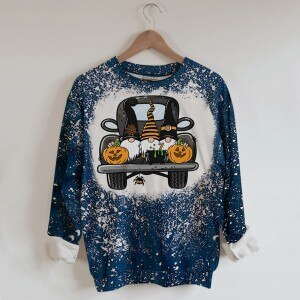 Hoodies Women Halloween Print Shirt Long Sleeve Sweatshirt Loose Pullover Top Blouse Plus Size Women Clothing Polerones De Mujer