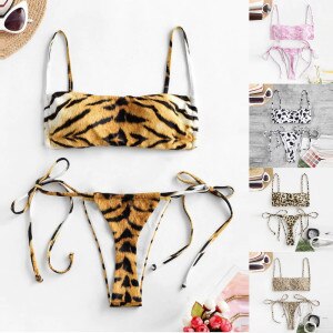 Women’s Swimming Suit 2021 Women Plus Size Print Tankini Swimjupmsuit Swimsuit Beachwear Padded swimwear women tankini biquini