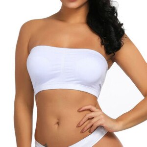 Women Plus Size Strapless Bra Bandeau Tube Removable Padded Top Lady Push Up Chest Wrap Underwear Llingerie Brassiere A50