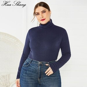 5XL Plus Size Autumn Winter Bodysuits Long Sleeve Turtleneck Knit Thick Warm Bodysuits Solid Skinny Bodycon Tops Rompers