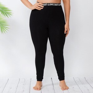 2021 Summer Women High Waist Plus Size Pants High Stretch Leggings Fitness Pencil Pants Elastic Trousers